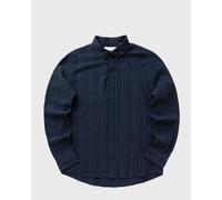Les Deux Konrad Stripe Structure Shirt men Longsleeves blue taille: XXL