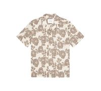 Les Deux - Lesley Flower Jacquard Ss Shirt - Homme - Chemises - Multicolore - Taille: L