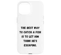 Les Deux Meilleurs Moments pour pêcher sont Quand il pleut et Quand il pleut Coque pour iPhone 15