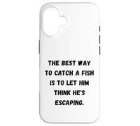 Les Deux Meilleurs Moments pour pêcher sont Quand il pleut et Quand il pleut Coque pour iPhone 16