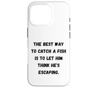 Les Deux Meilleurs Moments pour pêcher sont Quand il pleut et Quand il pleut Coque pour iPhone 16 Pro