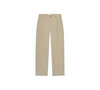 Les Deux - Reece Pleated Mini Check Pants - Homme - Pantalons - Beige - Taille: W31