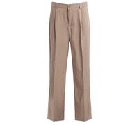 Les Deux - Reece Pleated Twill Suit Pants - Homme - Pantalons - Brun - Taille: W31