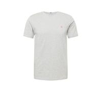 Les Deux T-Shirt 'Nørregaard' gris chiné / mandarine, Taille XXL