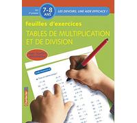 Les devoirs - Feuilles d'ex. multiplication / division (7-8 a.)
