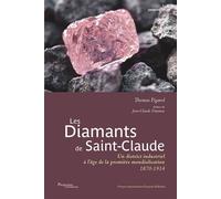 Les diamants de Saint-Claude Un district industriel à l'âge de la première mondialisation 1870-1914 - Thomas Figarol - Pu.francois Rabelais - broché - Etude