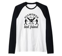 Les Diamants sont l'humour du Meilleur ami de Softball d'une Manche Raglan