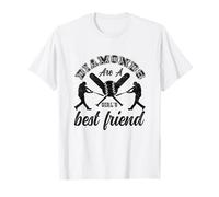 Les Diamants sont l'humour du Meilleur ami de Softball d'une T-Shirt