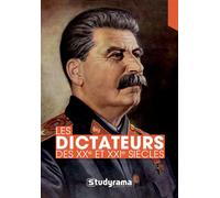 Les dictateurs du XXe et XXIe siècles - Collectif - Studyrama Eds - broché - Essai