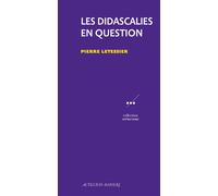 Les didascalies en question