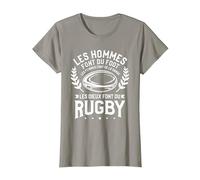 Les Dieux Font du Rugby Rugbyman T-Shirt, Femme, Ardoise, XS