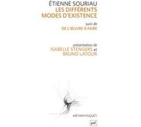 Les différents modes d'existence Etienne Souriau (Auteur)