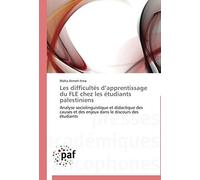 Les Difficultés D'apprentissage Du Fle Chez Les Étudiants Palestiniens