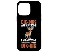 Les Dik-Diks sont géniaux, Je suis génial, Donc Je suis Un Dik-Dik Coque pour iPhone 14 Pro Max