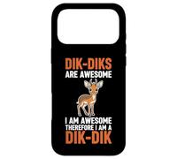 Les Dik-Diks sont géniaux, Je suis génial, Donc Je suis Un Dik-Dik Coque pour iPhone 17 Pro Max