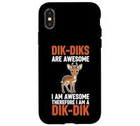 Les Dik-Diks sont géniaux, Je suis génial, Donc Je suis Un Dik-Dik Coque pour iPhone X/XS