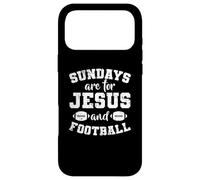 Les dimanches sont pour Jésus et Football USA Coque pour iPhone 17 Pro Max