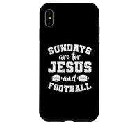 Les dimanches sont pour Jésus et Football USA Coque pour iPhone XS Max