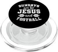 Les dimanches sont pour Jésus et Football USA PopSockets PopGrip pour MagSafe