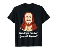 Les dimanches sont pour Jésus et Le Football T-Shirt