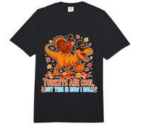 Les dindes sont Cool mais C'est comme ça Que Je Fais Un Thanksgiving drôle Comfort Colors Adult Heavyweight T-Shirt