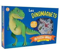 Les dinomagnets - Un plateau aimenté et un livre-jeux - Collectif - Piccolia - Jeux livres objets