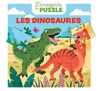 Camille Moreau – Les dinosaures – 5 puzzles de 20 pièces, illustré par Yi-Hsuan Wu – Fleurus
