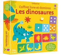 Les dinosaures - Coffret livre et dominos