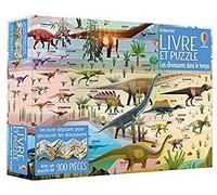 Les dinosaures dans le temps - Coffret Livre et puzzle