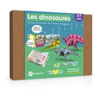 Les dinosaures - Kit Pandacraft 3-7 ans: Fabrique tes dinosaures 3D et deviens paléontologue