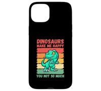 Les Dinosaures me rendent Heureuse, Pas Tant Que ça Coque pour iPhone 15 Plus