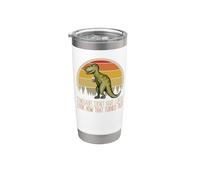 Les dinosaures n'avaient pas de café, c'est drôle Gobelet isotherme en acier inoxydable double paroi