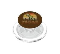 Les Dinosaures n'avaient Pas de café, C'est drôle PopSockets PopGrip pour MagSafe