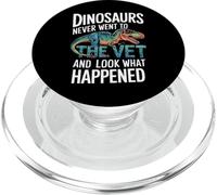Les Dinosaures ne sont jamais allés chez Le vétérinaire et Regardez ce Qui s'est passé PopSockets PopGrip pour MagSafe