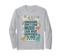 Les Dinosaures n'ont Pas appris la Musique Regardez ce Qui Leur est arrivé Manche Longue