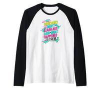 Les Dinosaures n'ont Pas appris l'art Look ce Qui Leur est arrivé Enseignant Manche Raglan
