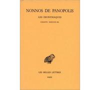 Les Dionysiaques - Tome 15, Chants Xxxviii-X