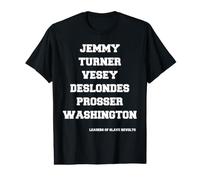 Les dirigeants des révoltes d'esclaves T-Shirt Graphique avec Valeur