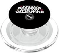 Les disques vinyles sont Mon collectionneur de Musique pour la Saint-Valentin PopSockets PopGrip pour MagSafe