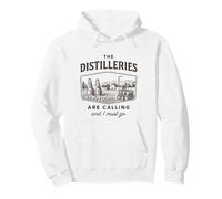 Les Distilleries m'appellent et Je Dois y Aller (Whisky) Sweat à Capuche