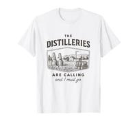 Les Distilleries m'appellent et Je Dois y Aller (Whisky) T-Shirt