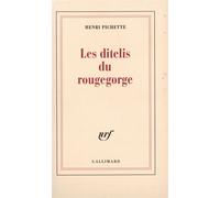 Les ditelis du rougegorge – Gallimard