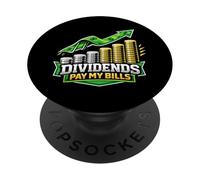 Les dividendes payent Mes factures Un Revenu Passif Amusant PopSockets PopGrip Adhésif