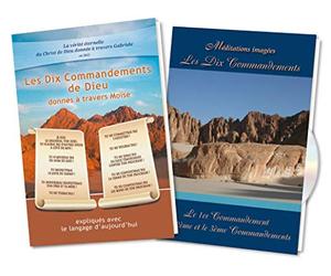 "Les Dix Commandements de DIEU donnés à travers Moïse". Lot Double DVD + LIVRET (FR/PAL/COULEUR/4:3/DVD contenant 2 méditations de 30min)