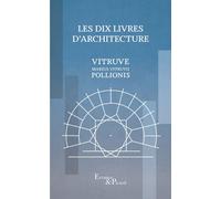 Les Dix Livres d'architecture - Vitruve - Actes sud - Poche - Monographie