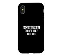 Les documentaires ne Vous Ont Pas trop aimé des spectateurs de documentaires Amusants Coque pour iPhone X/XS