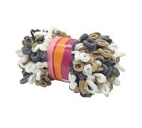 Les doigts tissent des fils, Lot de 5 pelotes de fil à tricoter et crocheter Finger Loops, 100 g, polyester multicolore(1 UK)