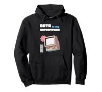 Les données sont mon Superpower Data Engineer Retro 90s Vibe Sweat à Capuche