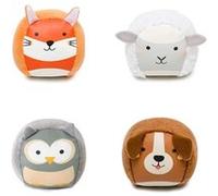 Les dooballs - Set de 4 balles doudous - Ferme Orange G