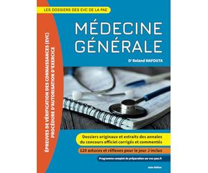 Les dossiers des evc de la PAE Médecine Générale